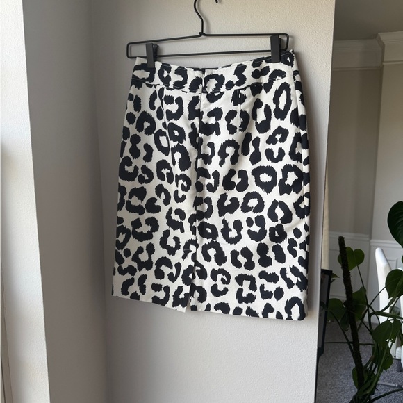 LOFT Leopard Print Women's Skirt - Picture 2 of 2